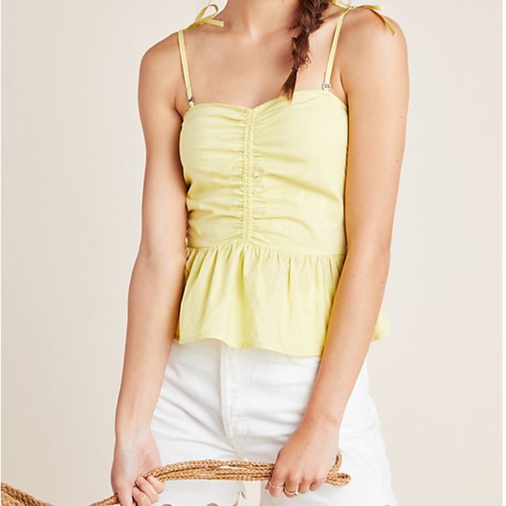 Anthropologie Peplum Tank